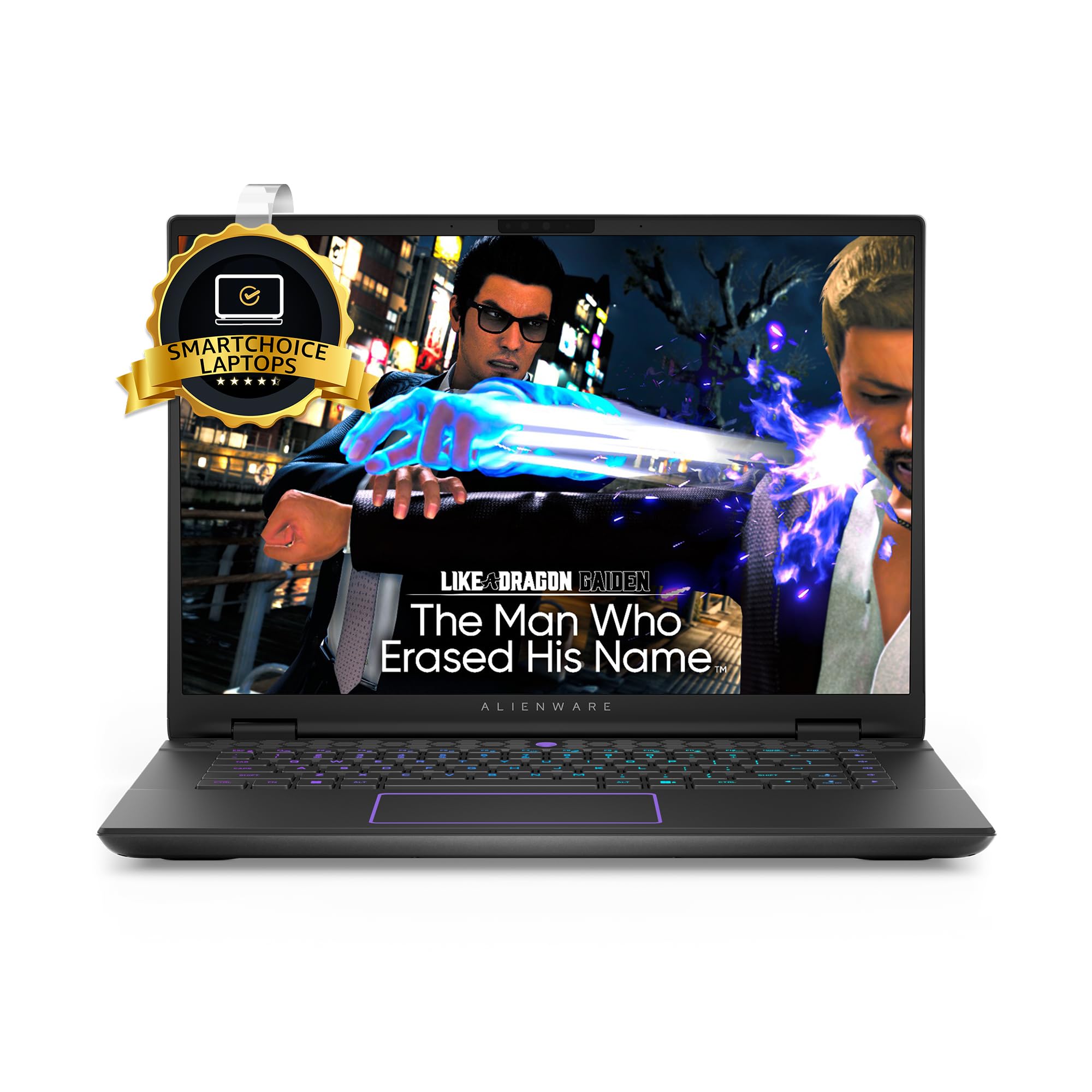 Alienware M16 R2 Gaming Laptop with AI Enabled - 16" QHD+ 240Hz Display, Intel Core Ultra 9 185H, 32GB RAM, 1TB SSD, NVIDIA GeForce RTX 4070, AlienFX RGB backlit keyboard, Dark Metallic Moon, 2.61kg