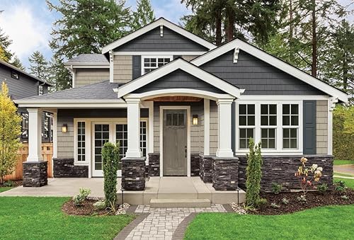 Miniatura 2 de Polaris - Persianas de vinilo Homeside con panel elevado (1 par), 14-1/2 pulgadas x 59 pulgadas, color 410 gris