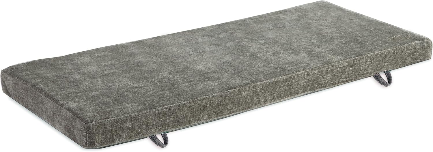 Loveboat Piano Bench Cushion, Washable Bench Pad for Shoe Storage, Window, Piano, Dining 34"x14"x2" Navy