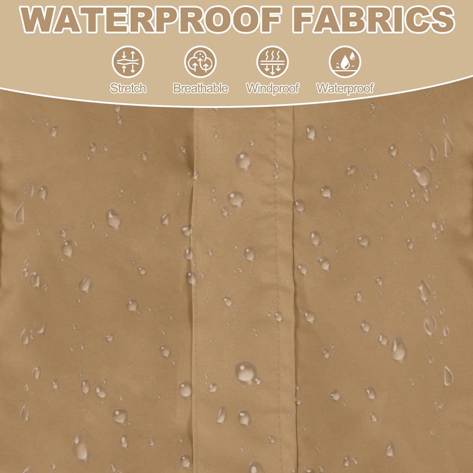Hunde-Regenmantel, wasserdichte Hunde-Regenjacke mit Abnehmbarer Kapuze, Verstellbarer 4-Beine-Haustier-Poncho mit Leinenloch, reflektierende Streifen, Kapuzen-Schneeschutz, Winddichte Kleidung für