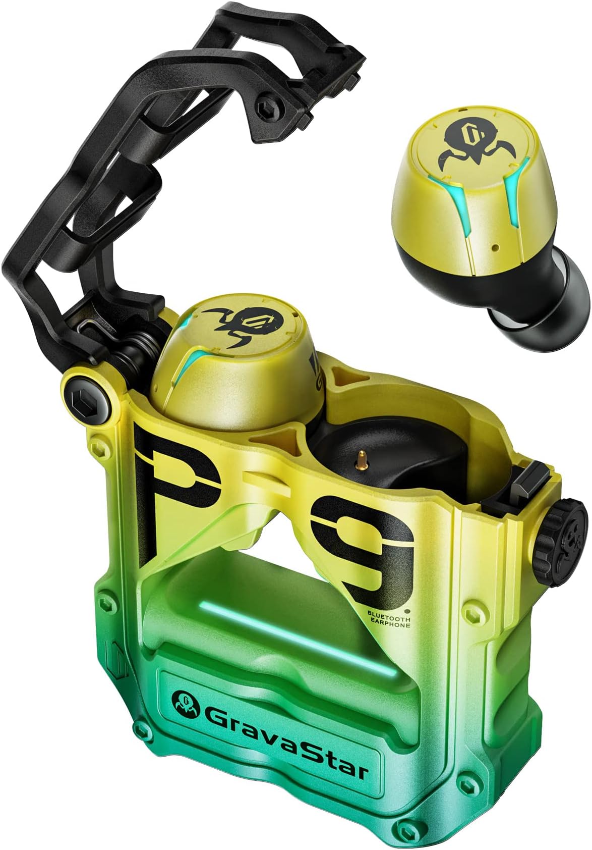 Gravastar P9_Grn Tws Pro Wireless Earbuds Neon Green