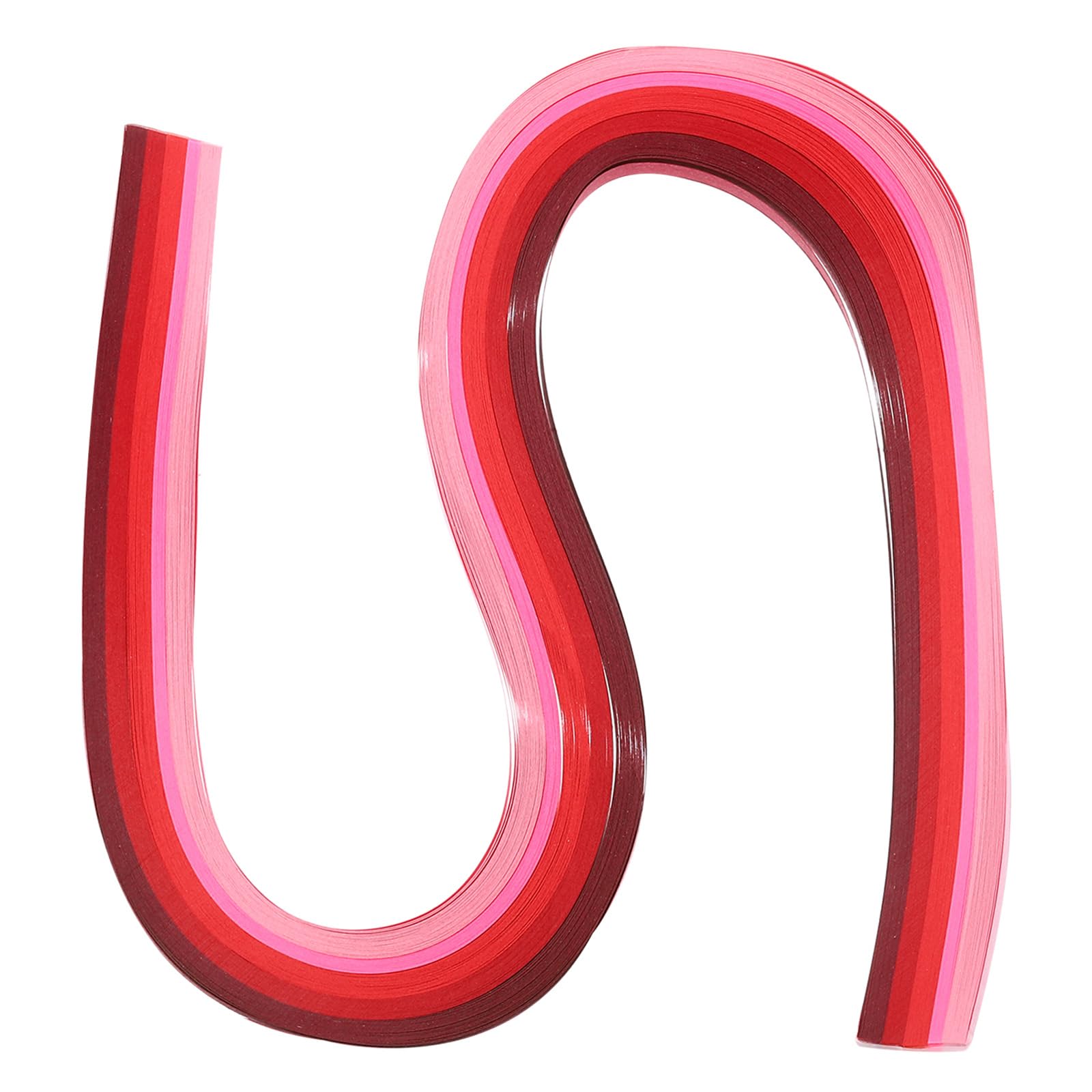 PATIKIL 540 x 5mm Rainbow Quilling Strips Paper,120 Pcs Origami Paper Quilling Strip for Art DIY Hand Craft Christmas Gradient Red