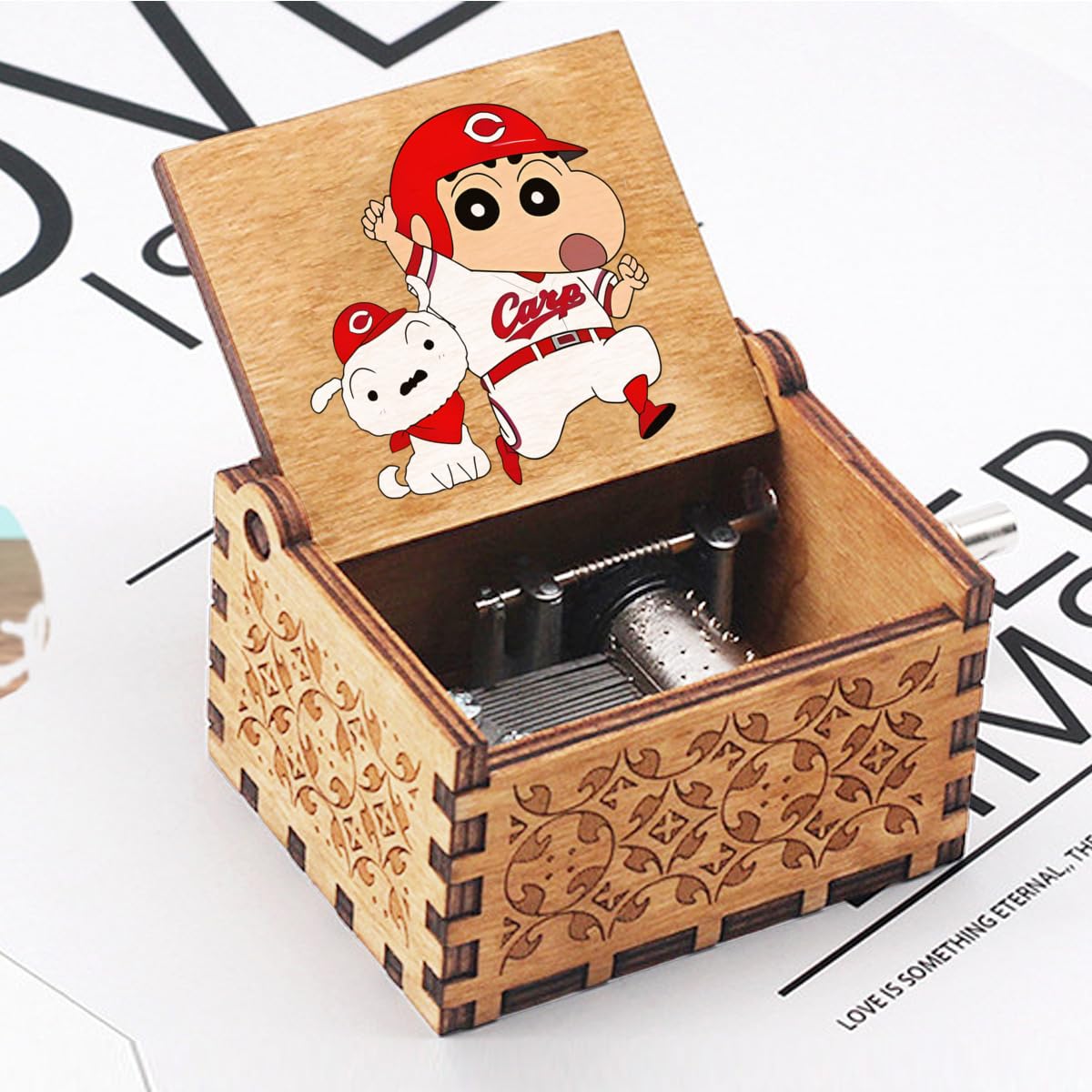 Amazon.co.jp: クレヨンしんちゃん オルゴール 音楽ボックス 木製