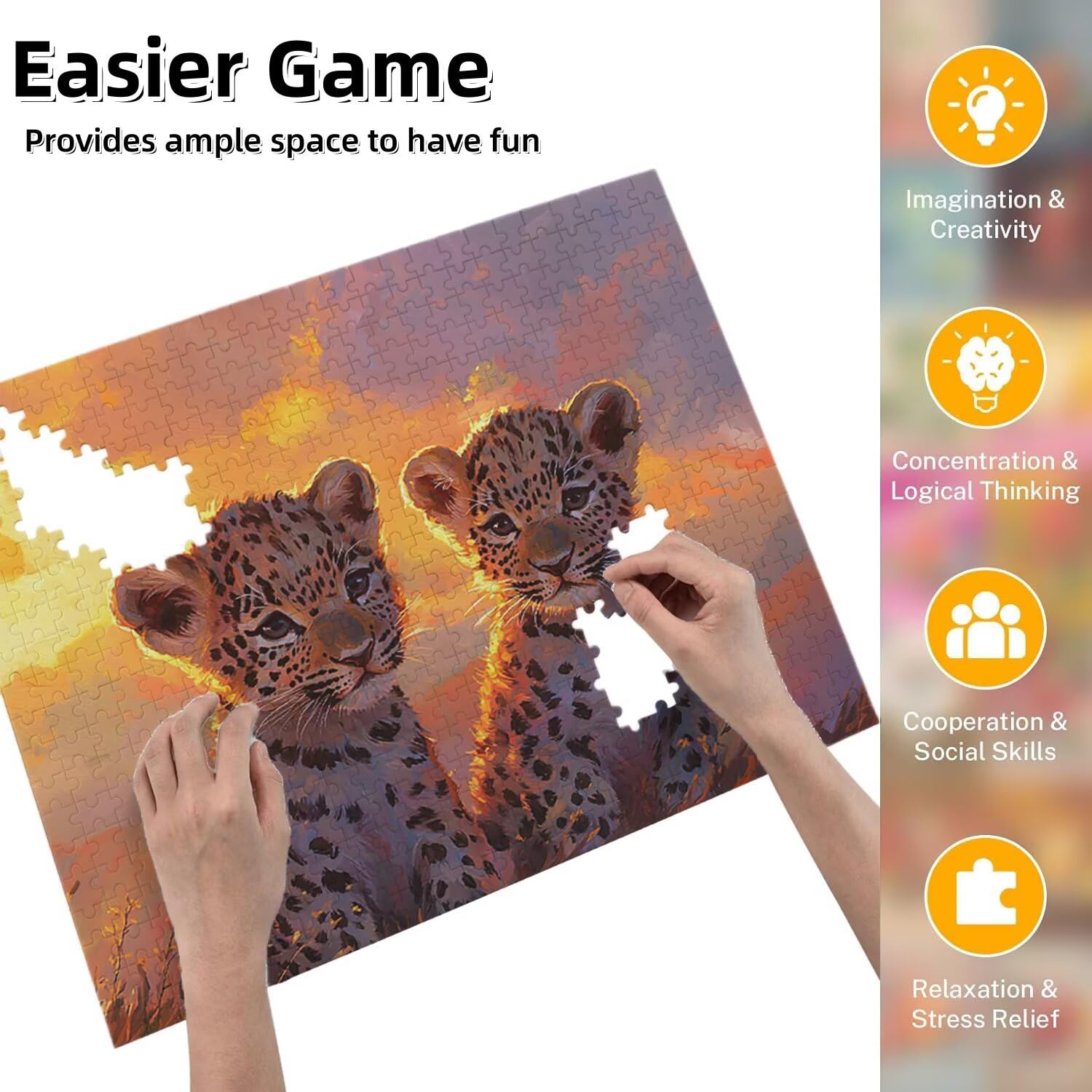 Wiesen Puzzle 4000 Teile, 3D Puzzle Erwachsene, EIN Herausforderndes Rätsel, Puzzlespiele für Die Ganze Familie, Geschenke für Männer, Frauen, Weihnachtspuzzle Home Dekoration Thema: Wiesen fr0-1046