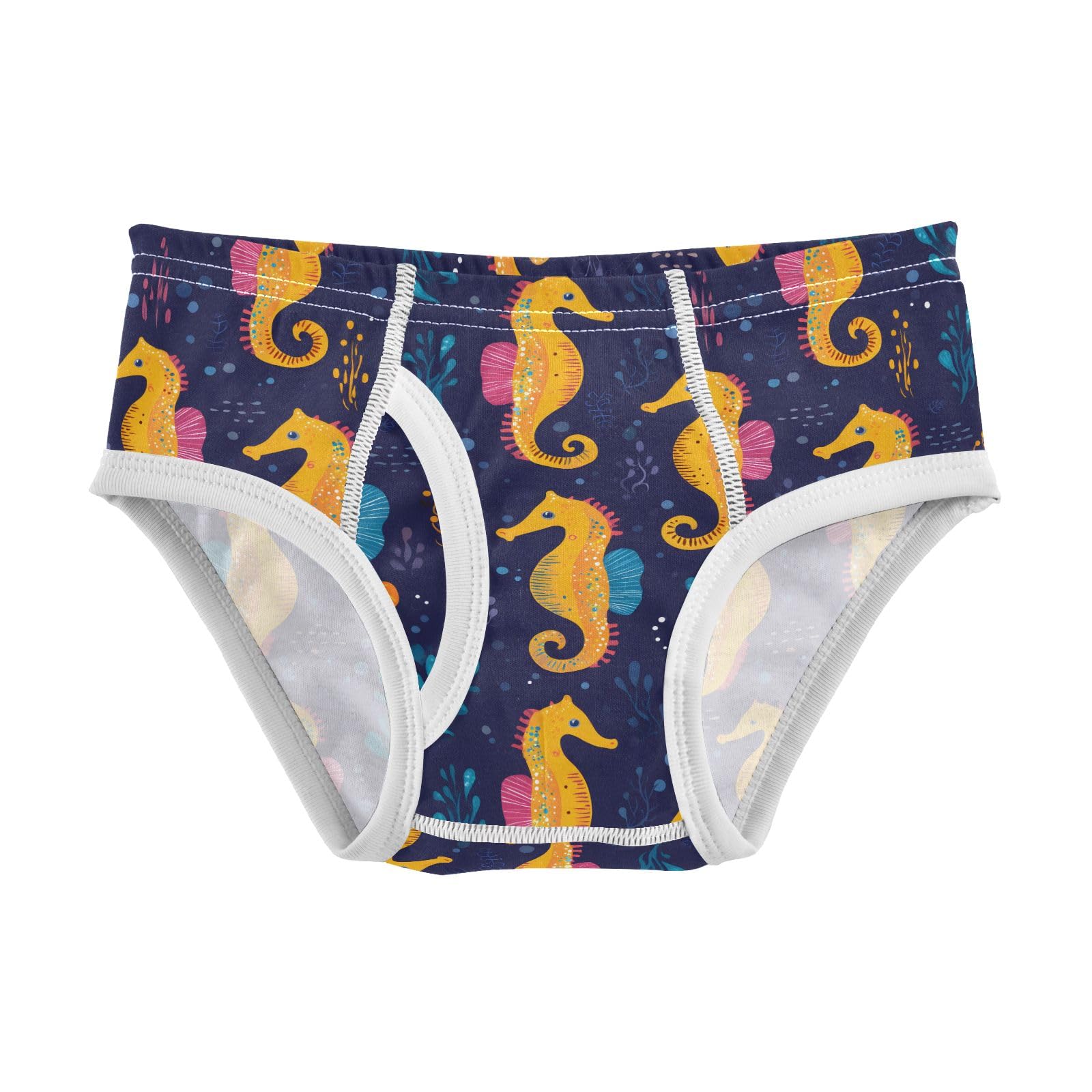 senya Baby Toddler Boys Underwear Kids Exclusive Boxer Briefs Comfort 2T Seahorse Seaweed Bubbles