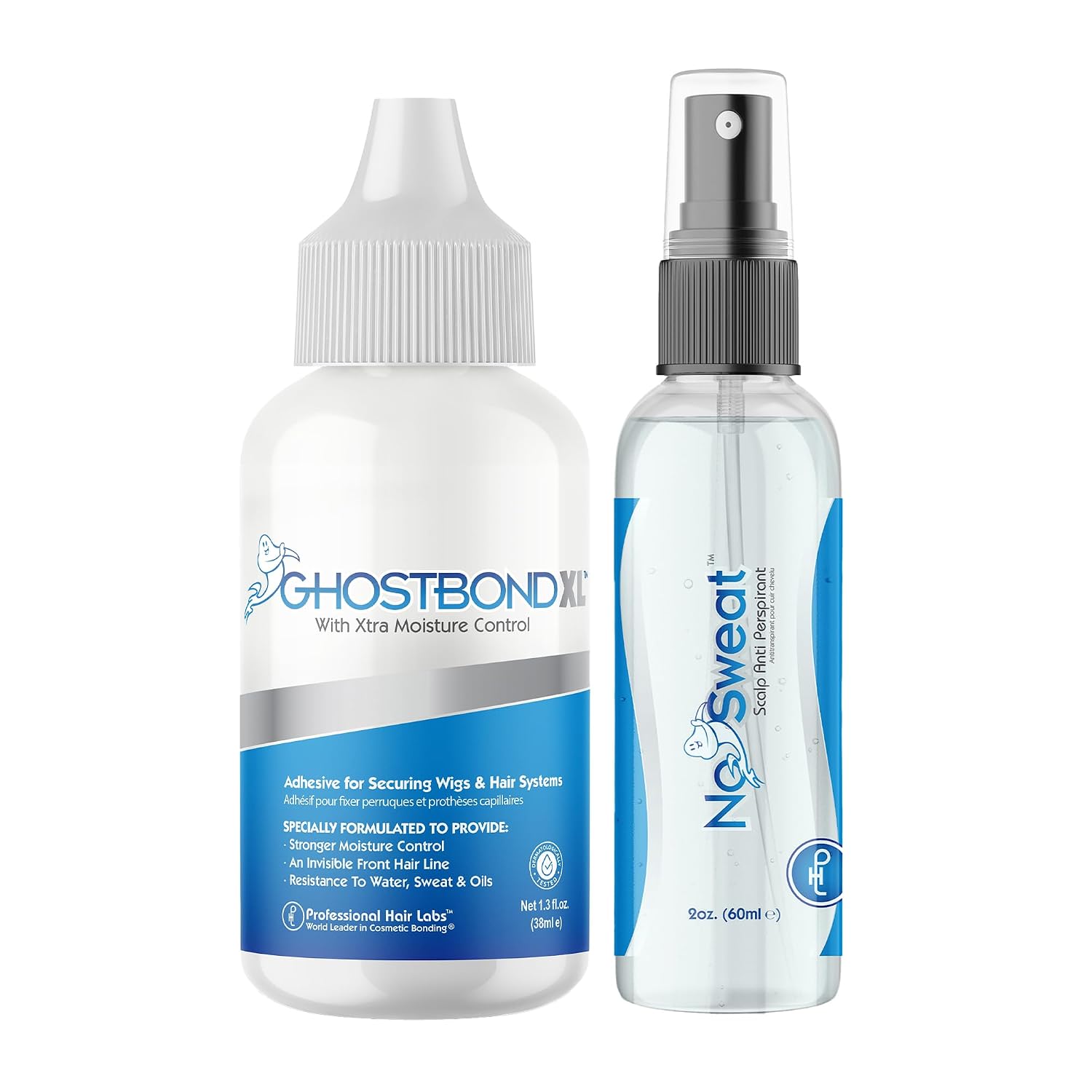 GHOSTBOND XL Wig Glue & No Sweat Antiperspirant Set