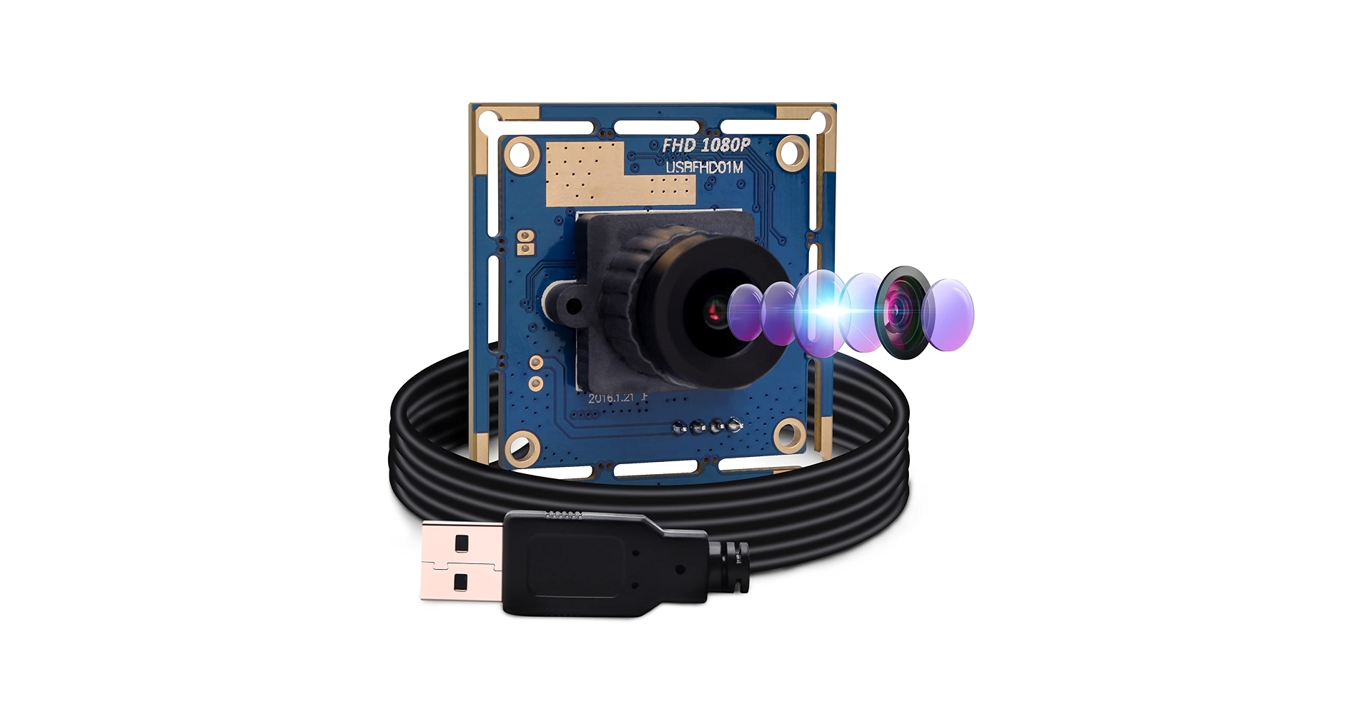 Amazon.co.jp: ELP 1080P USBカメラモジュール 高速 Webカメラ