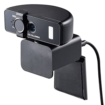 Amazon.co.jp: サンワダイレクト WEBカメラ 自動追尾 広角