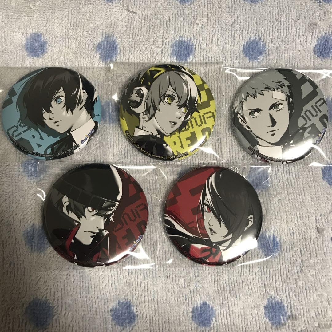 ペルソナ3リロード アニメイト特典 缶バッチ 主人公 【公式通販】