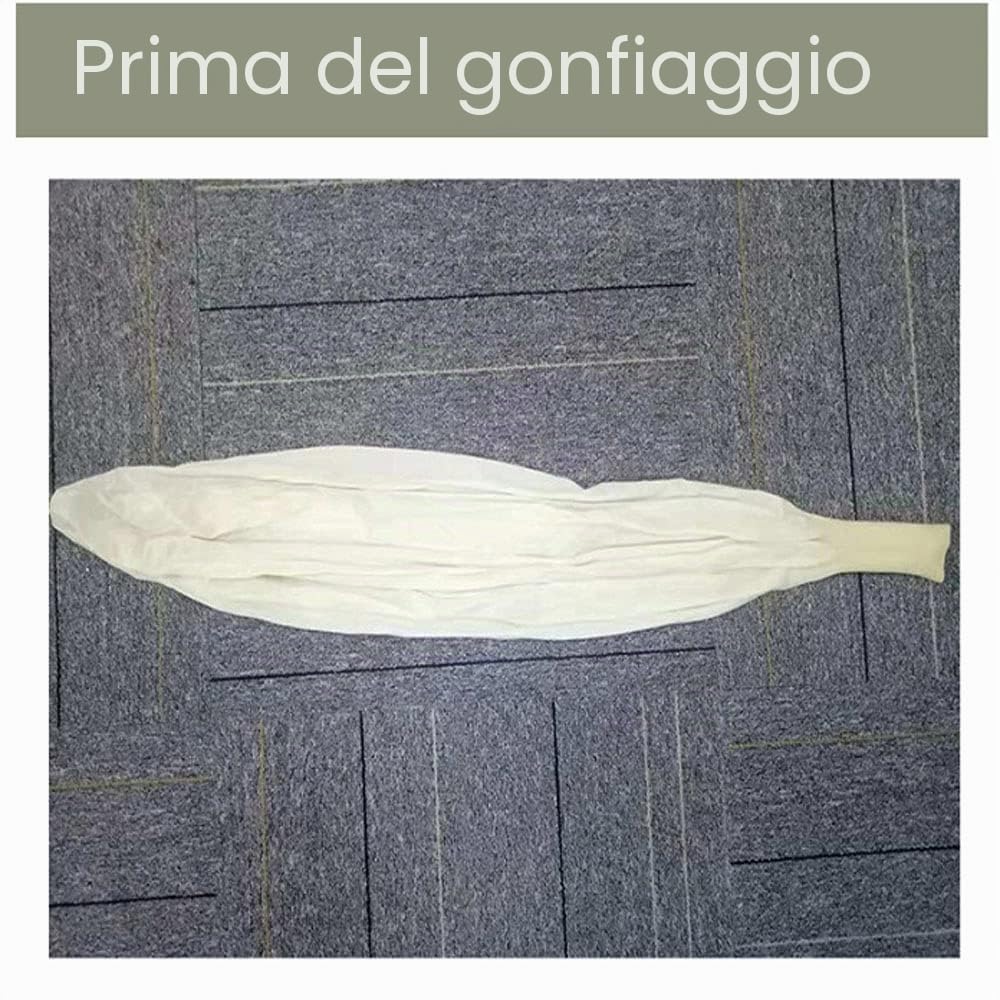 20 piedi / 61 metri 600g Palloncino Professionale Gigante per Indagini Meteorologiche Video Aereo Decorazione per Feste Vacanze Giocattoli Palloni Enormi… (61 METRI)