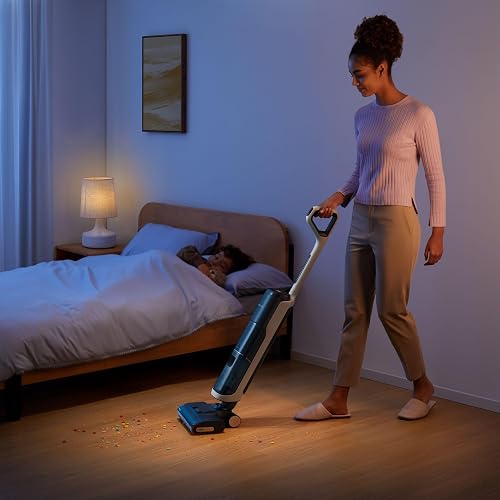 dreame H14 Aspirateur Eau et Poussière, Portée à Plat à 180°, Lavage/Séchage de la Brosse 60°C, Séchage Rapide 5 Min, Nettoyage Auto Double Rotation, Aspiration 18 kPa, Détection/Réglage Intelligents - 8