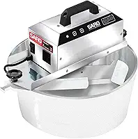 Saro Panela Misturadora Digital, Branca, 30 Velocidades, com LED Indicativo, Carenagem de Aço Escovado, 35x30x13cm, para Doces e Massas