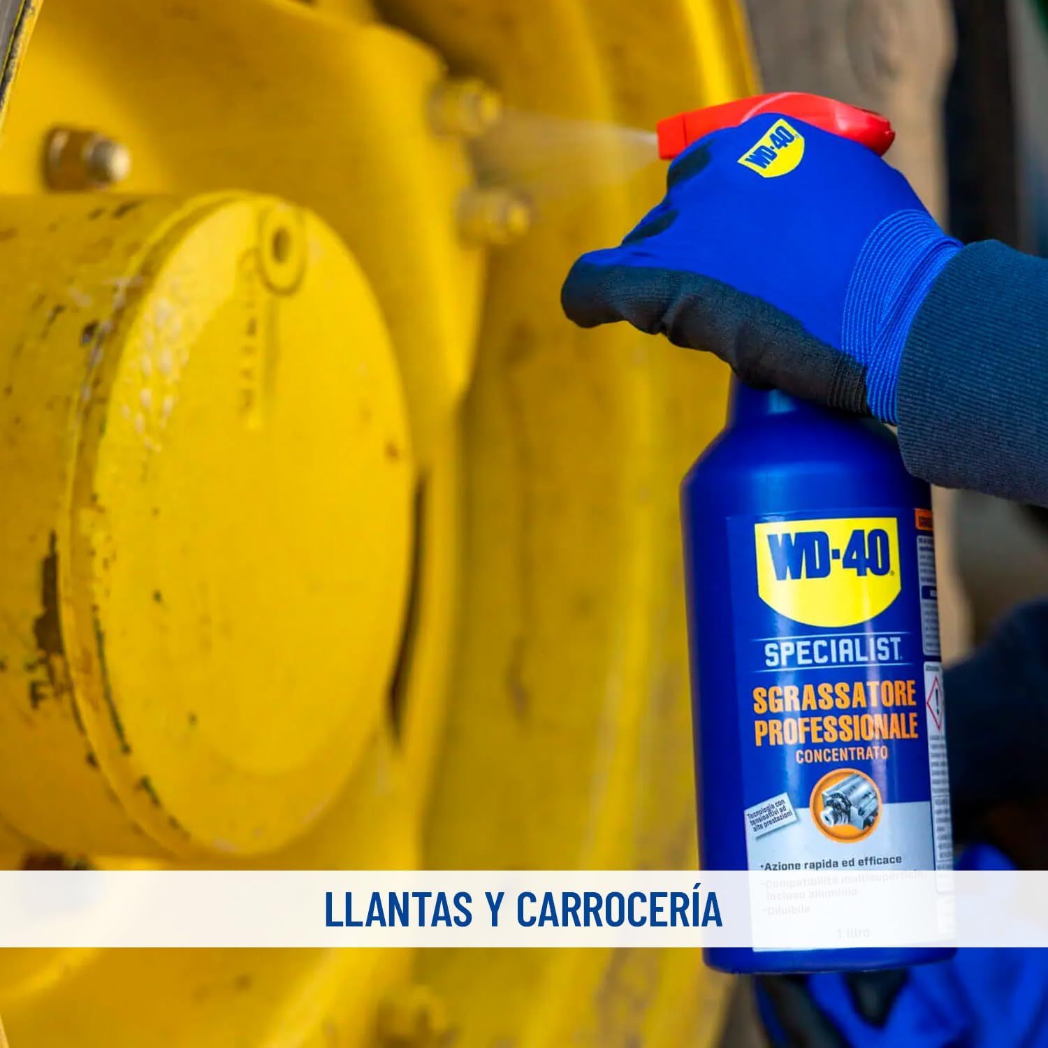 WD-40 Specialist Desengrasante Profesional a Base de Agua – No Inflamable, Acción Rápida, Concentrado y Diluible, Certificación NSF A8 – Bidón 5L para Uso Intensivo e Industrial