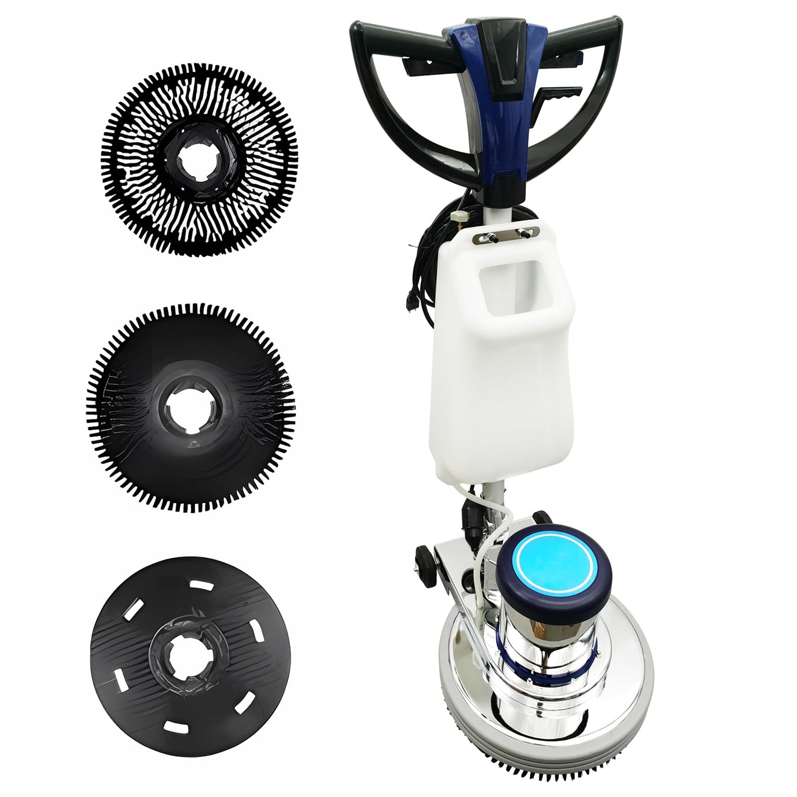 Máquina limpiadora de pisos comercial con alta potencia y gran tanque de agua para una limpieza y pulido eficientes