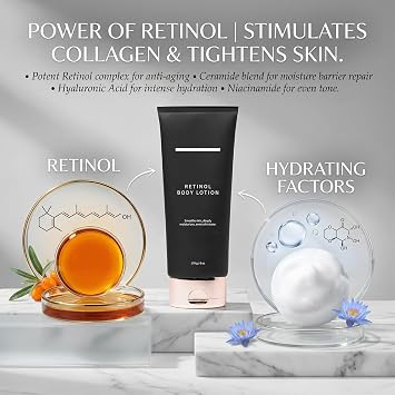 Retinol Body Lotion for Women, Anti Aging Firming Body Cream