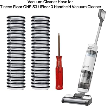 2 Pack Lower Hose Fit for Tineco Floor ONE S3 IFloor 3 Handheld Vacuum Cleaner, 1 Lower Duct Hose, Vacuum Cleaner Connect Tube