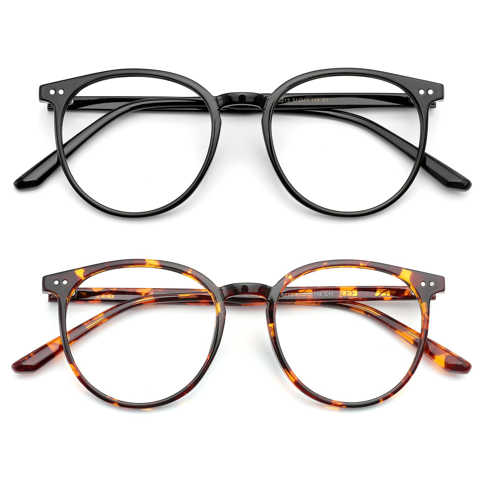 Lunettes Anti Lumière Bleue Rondes pour Homme et Femme