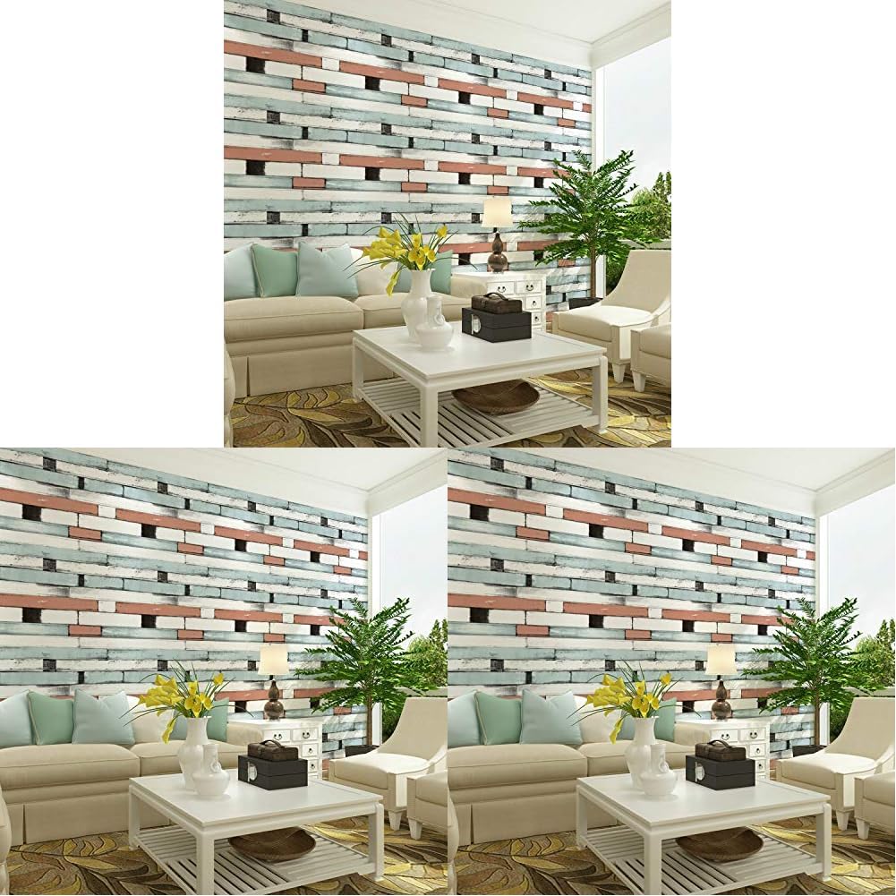 Wollzo Multi Colour Brick Self Adhesive Wallpaper(45 x 500cm Multicolour) (Pack of 3) (B0D819FQ5V) Amazon Price History, Amazon Price Tracker