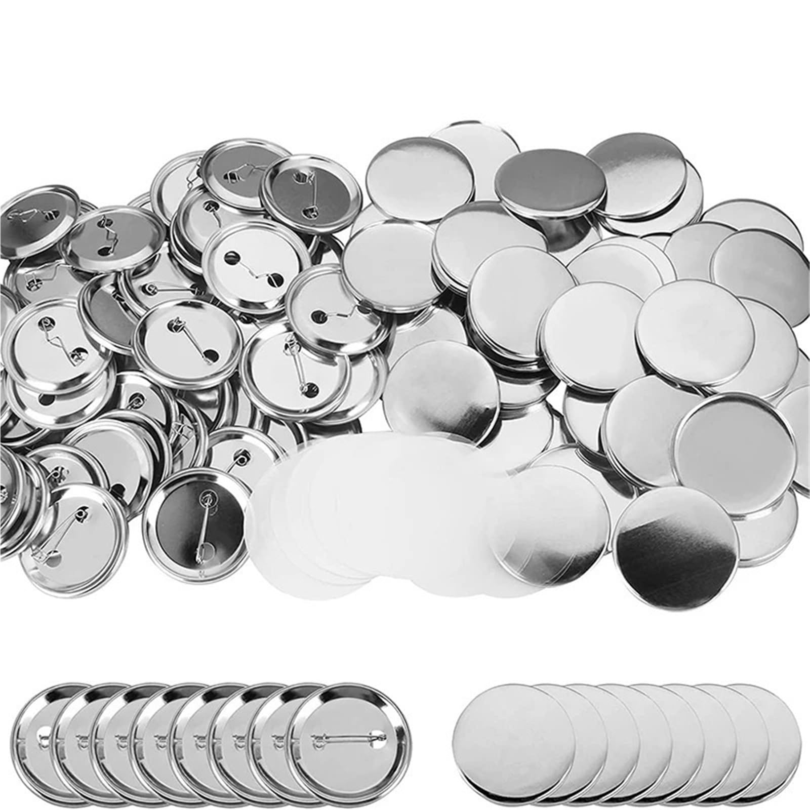 Maquina Hacer Chapas DIY Pin Punch Button Press Badge Fabricación suministros Para aguja 300 botones Back Mylar y cortador redondo Pin Badge Making Kit(Accessories)