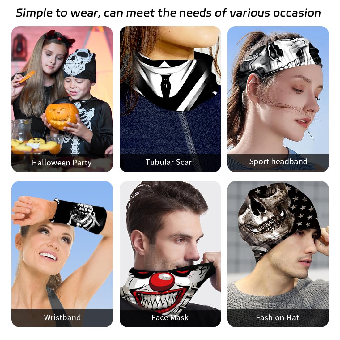 Fascia Bandana Scaldacollo Moto Bandana Scaldacollo Bandana