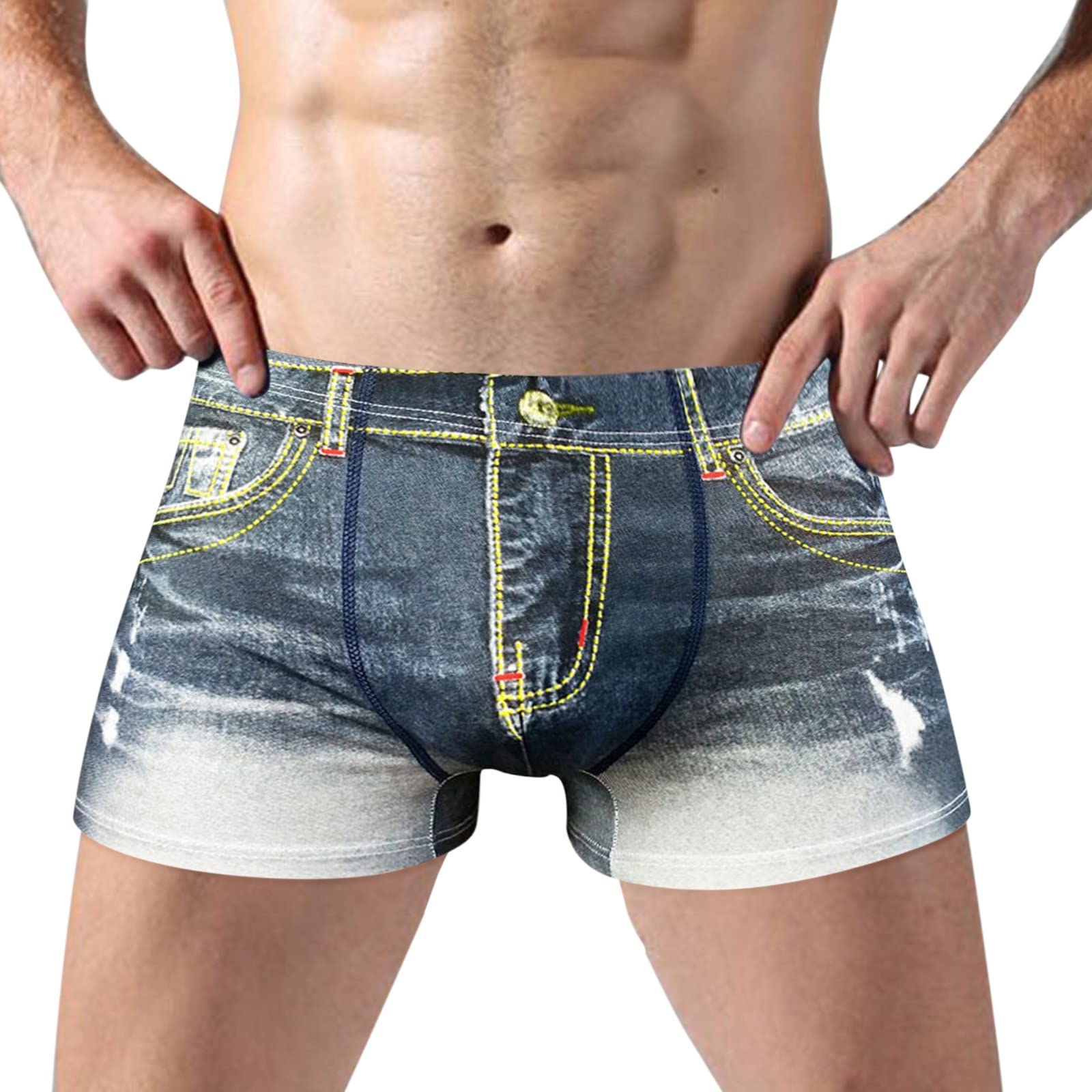 Bonds Underwear Men Wasite Mid Underwear Briefs Printed Casual Breathable Cotton Underwear Boxer Men's Men's underwear Electric Underwear Mens