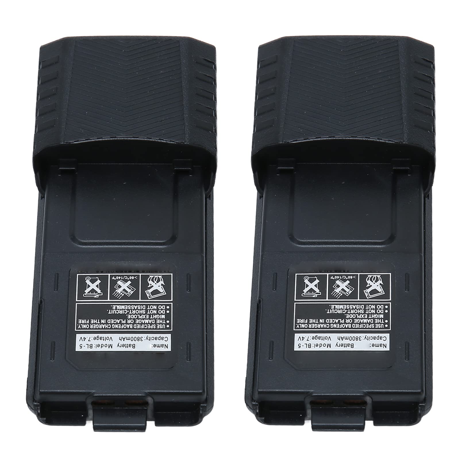 Baofeng UV-5R 7.4V 3800mAh Li-Ion Batteria BL5 Walkie Talkie 2-Pack
