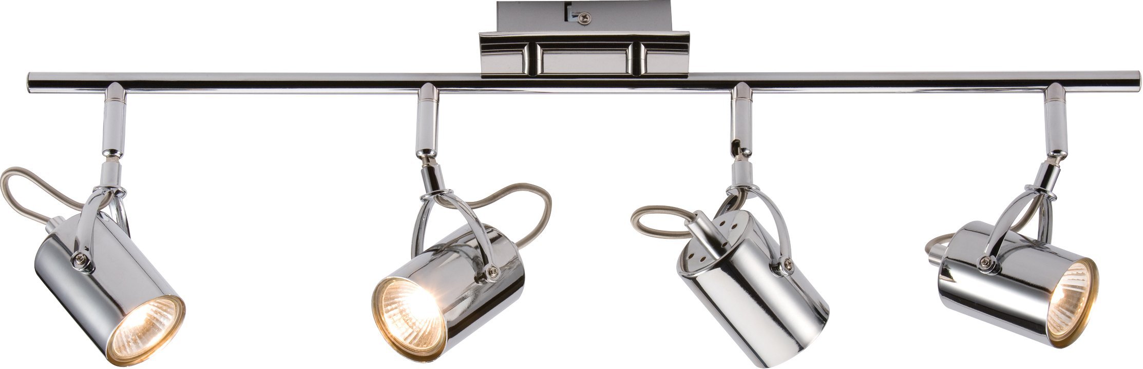 230V GU10 Quad Bar Spotlight - Chrome