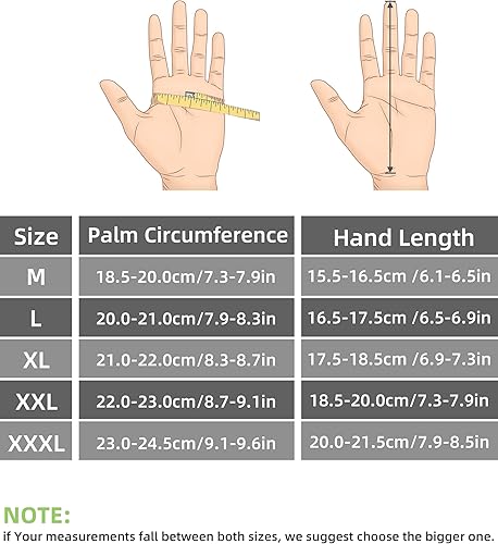 Miniatura 4 de Guantes de motocicleta, guantes de motocross, pantalla táctil, para BMX, ATV, MTB, carreras de carretera, ciclismo, escalada, motocros (XXL, negro)