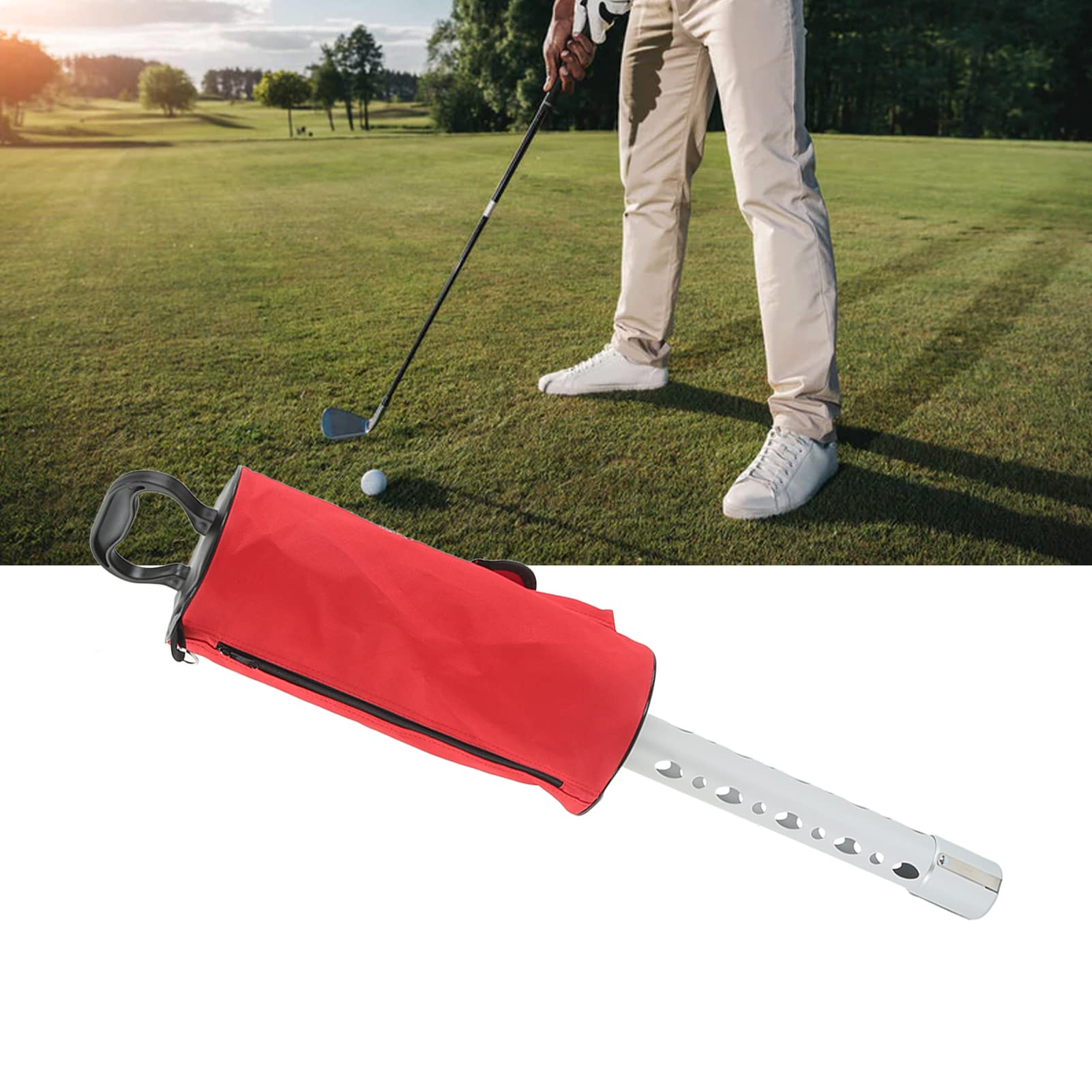 marsupio per palline da golf in pelle pu borsa portatile per trasporto di palline da golf supporto per clip di stoccaggio gancio per cintura custodia da viaggio per esterni del 2026 a