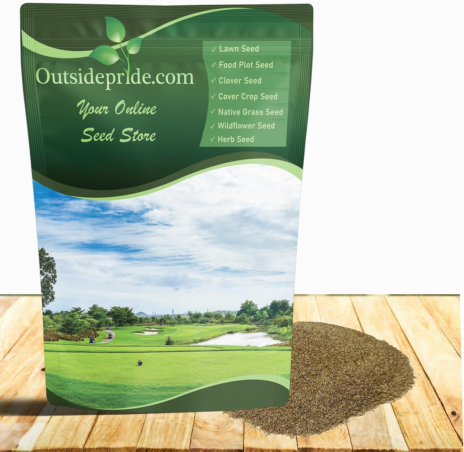 Outsidepride V8 Creeping Bentgrass Seed - 5 lbs. Fine-Bladed, Premium Quality Turf, Grass Seeds for Smooth Surface, & High-Traffic Areas, Ideal Grass for Golf Courses Putting Greens, & Fairways