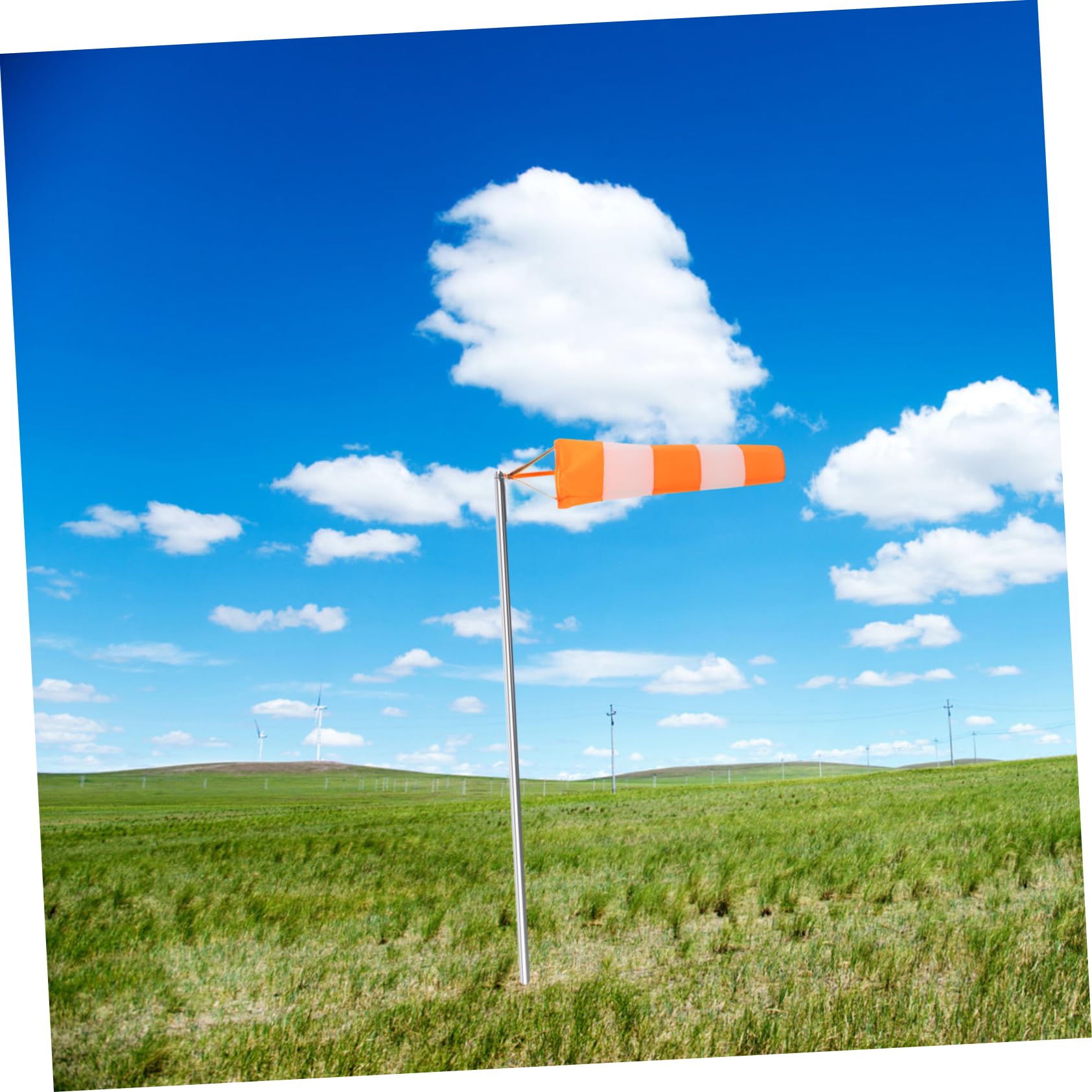 HEMOTON Reflective Windsock Oxford Wind Direction Measurement Bag for Outdoor Use Durable Wind Vane Wind Detector