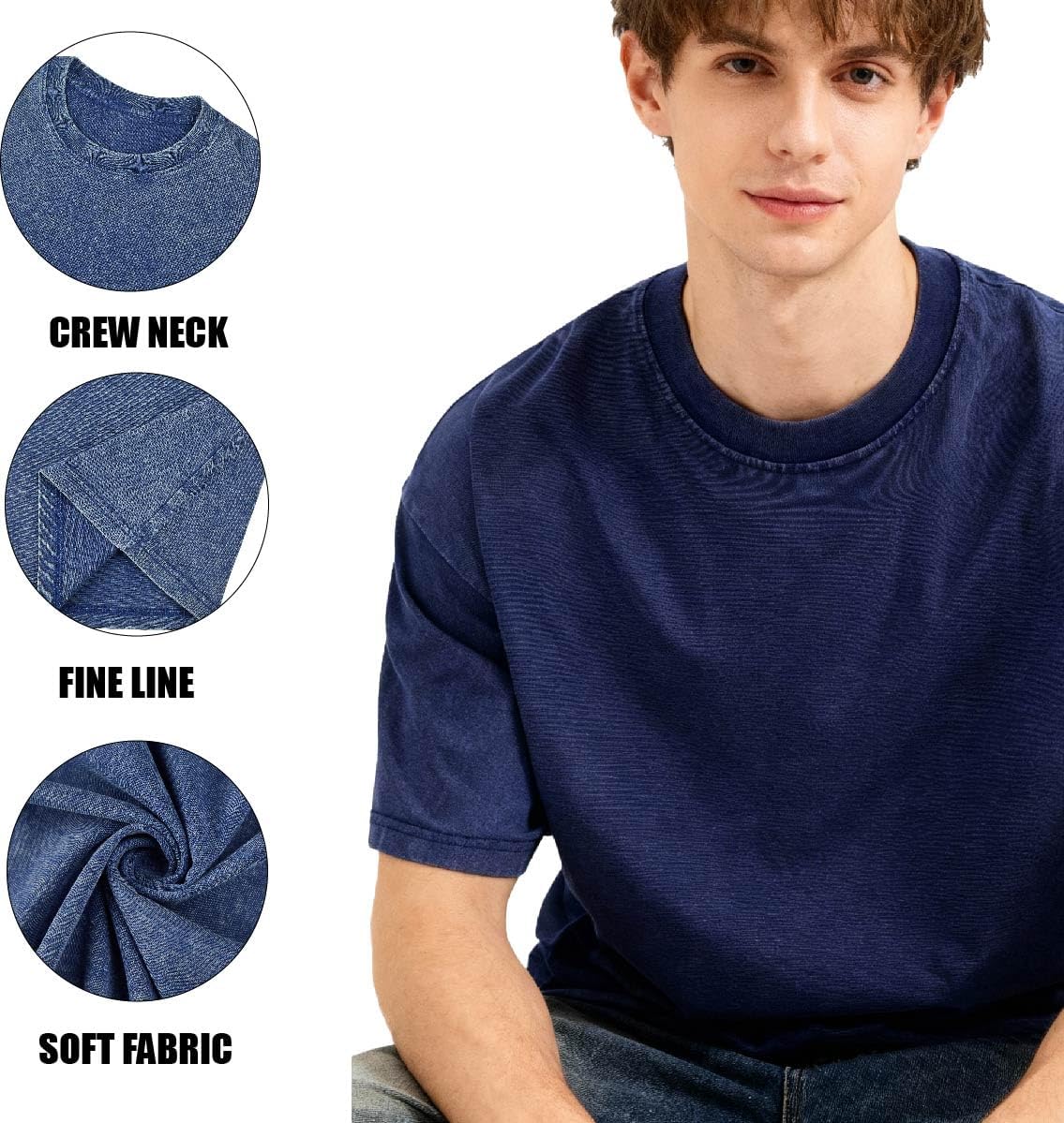 Graphic Tees Summer Women Men Cotton Novelty Oversized Crew Fear God in Bible Christian Washed T-Shirt - Image 5