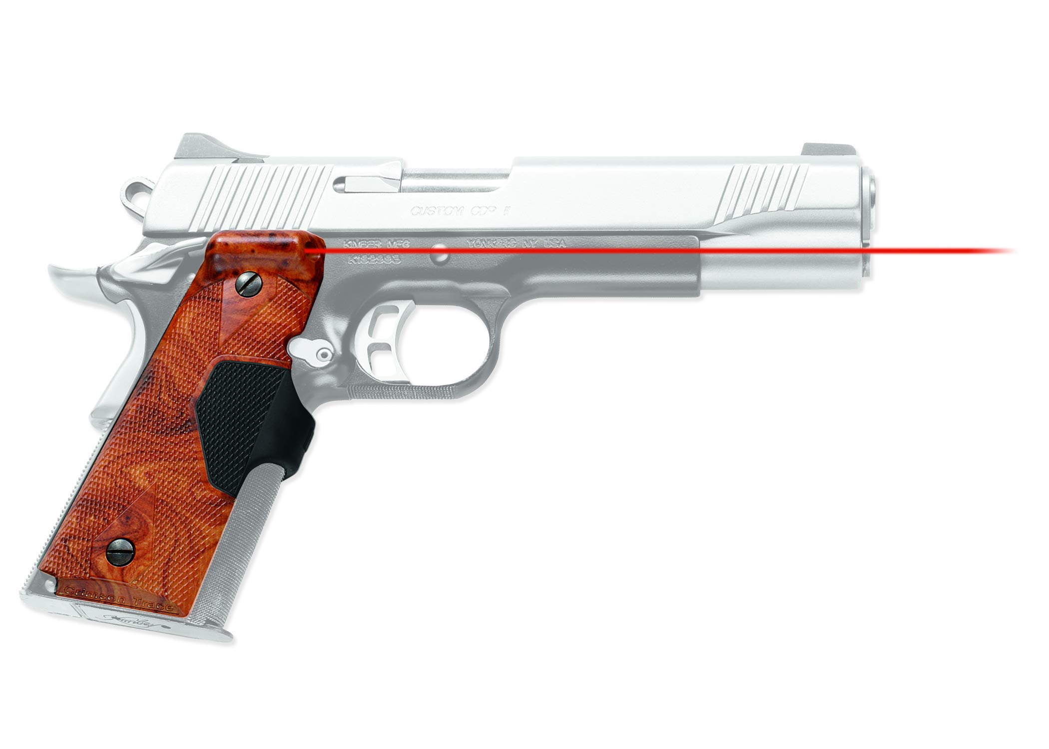 Crimson Trace LG-401-P1 Pro-Custom Lasergrips Red Laser Sight Grips for 1911