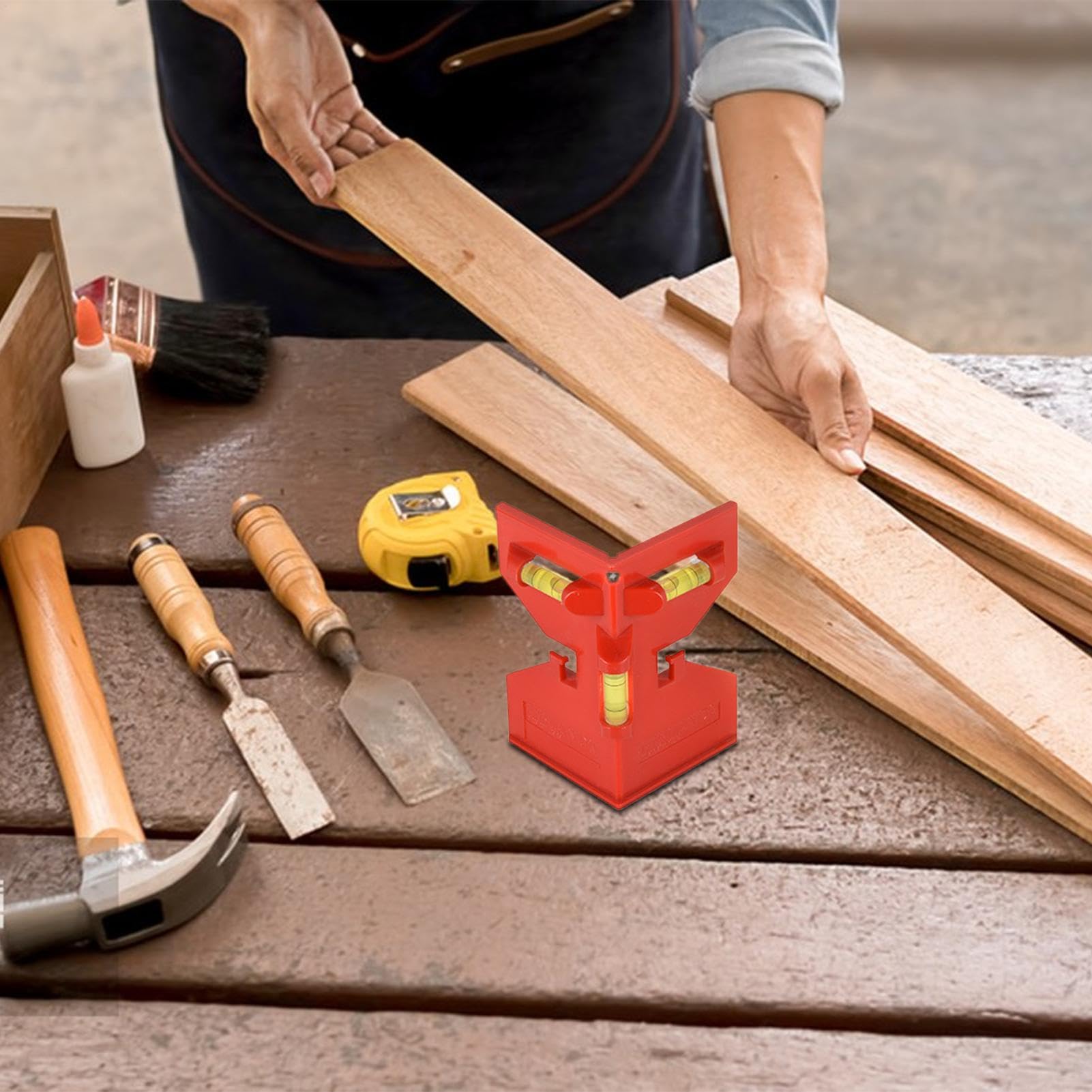 Fence Post Leveling, Carpenter Leveling Tool, Magnetic Angle Measuring, Fence Building Tools, Magnetic Tool, Fence Installation, Magnetic Carpenter Tool, Angle Measurement Tool
