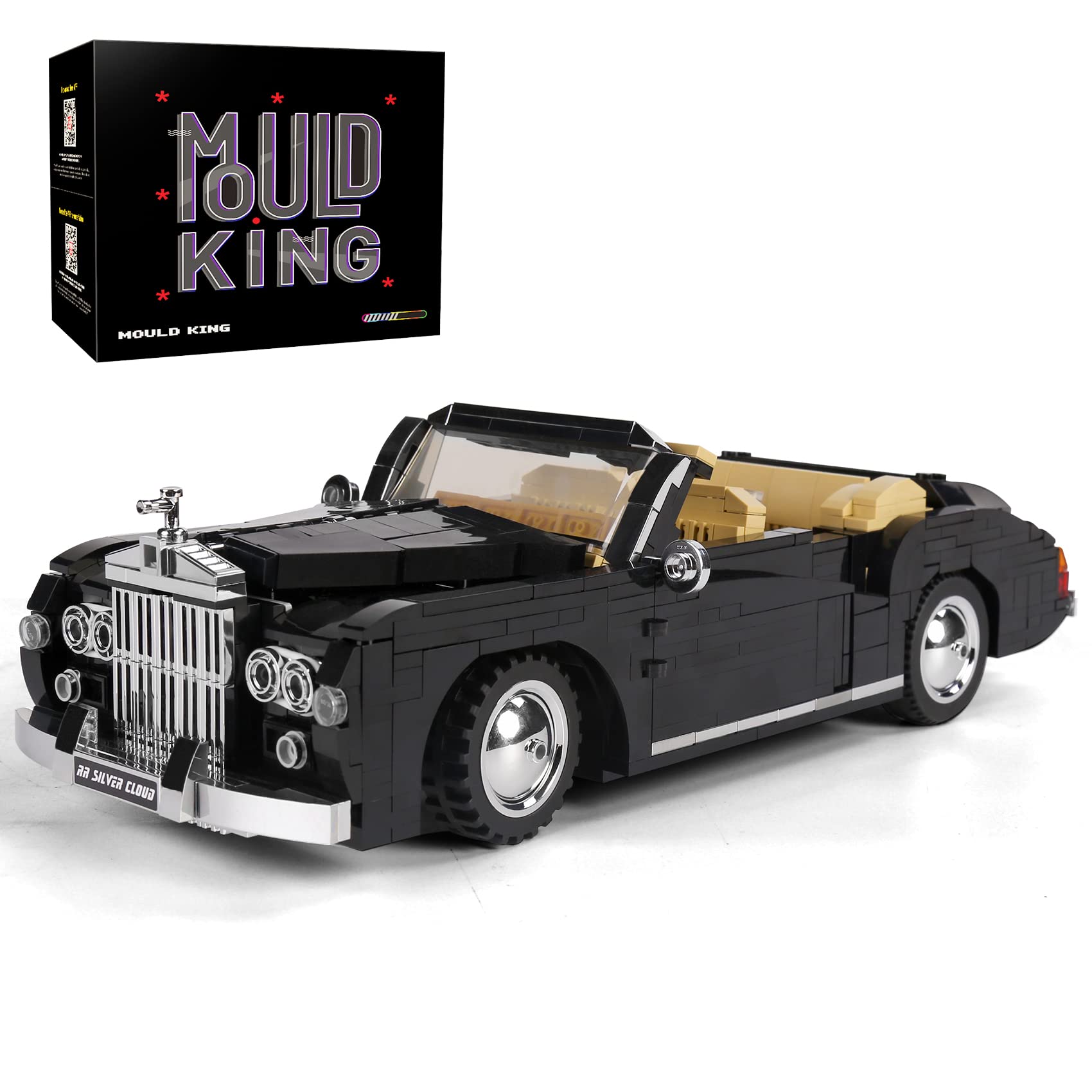 Mould King 1964 Rr Silver Cloud Building Set-image