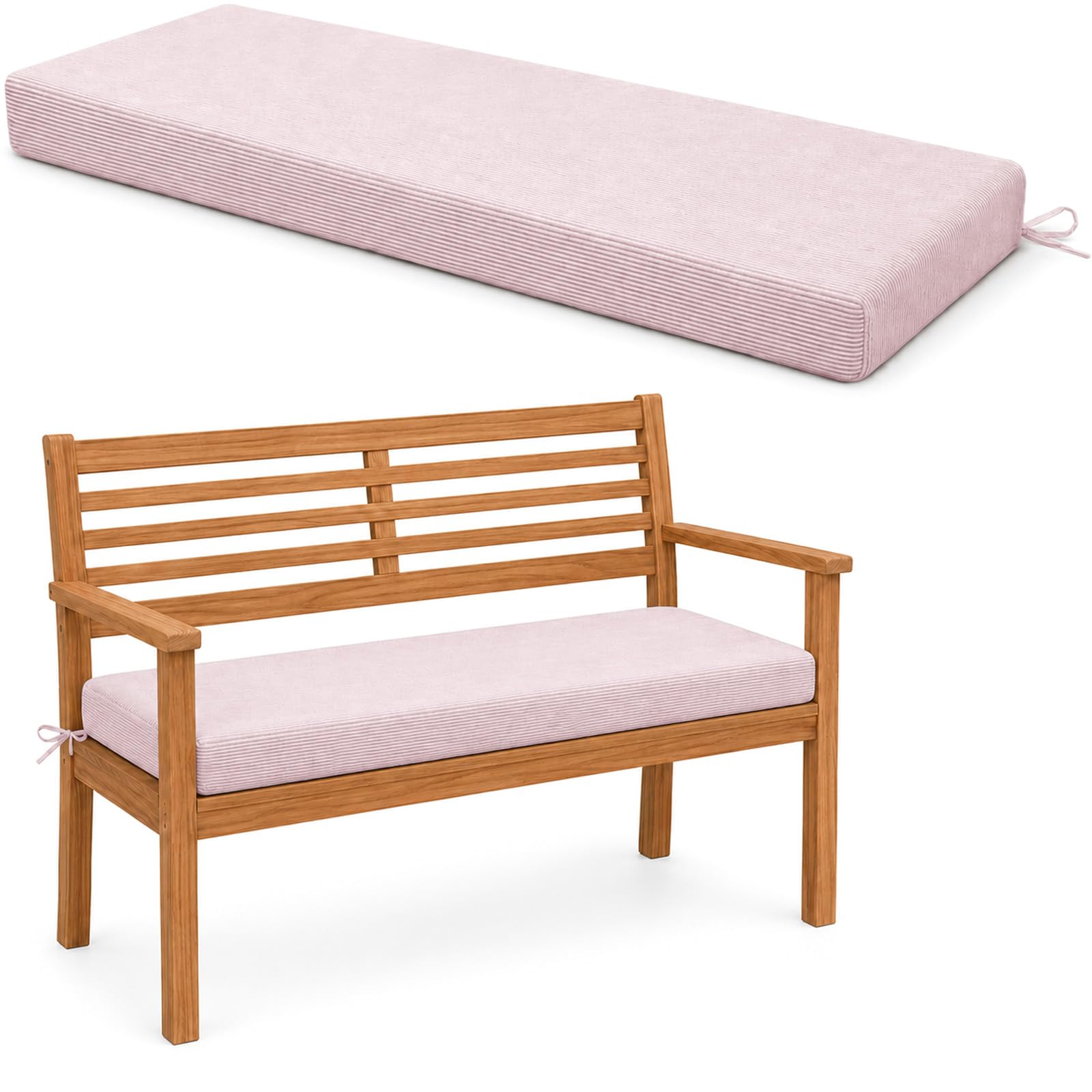 Corduroy Bench Cushion – 2/3/4 seater Garden Bench Cushion Indoor/Outdoor