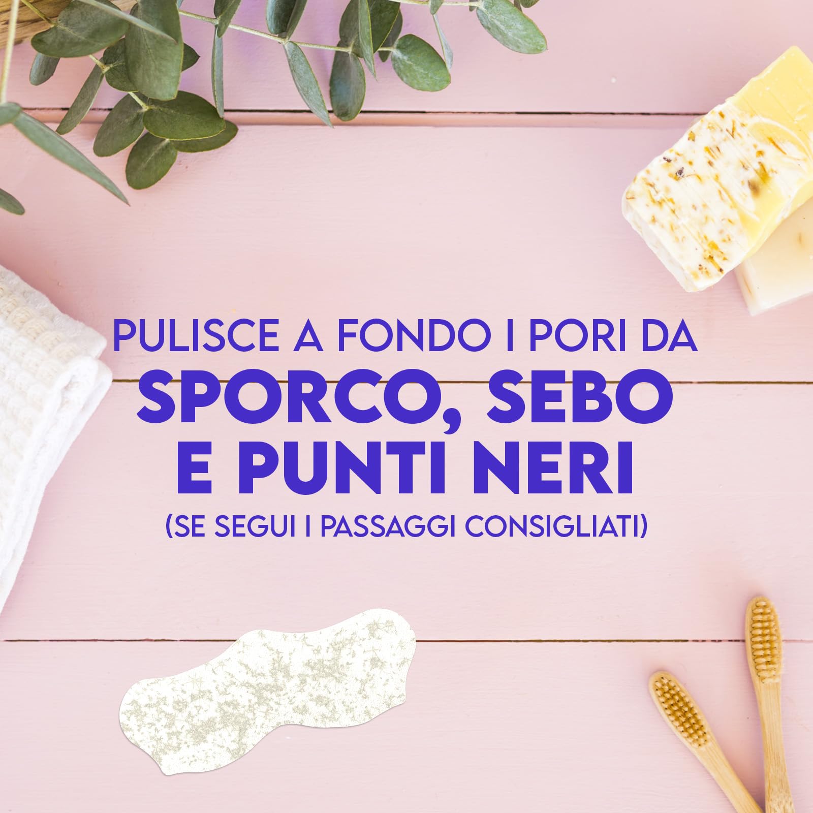 Cerotti Punti Neri Naso – Cerotti per Punti Neri con Amamelide e Niacinamide – Pore Strips per Rimuovere Bianchi e Liberare i Pori (24 Pezzi)