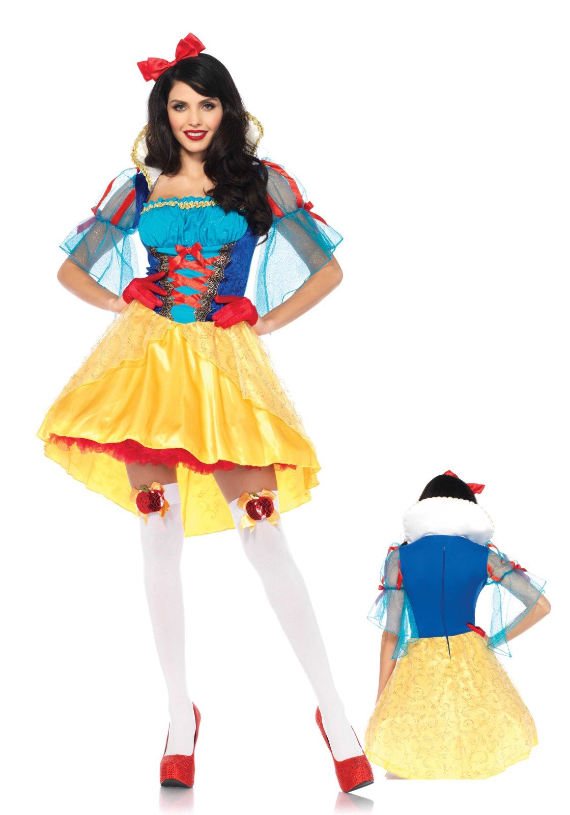Leg Avenue 85583 2 Pezzi, Libro di Fiabe Biancaneve, Costume di Carnevale, per Donna, M/L, Multicolore