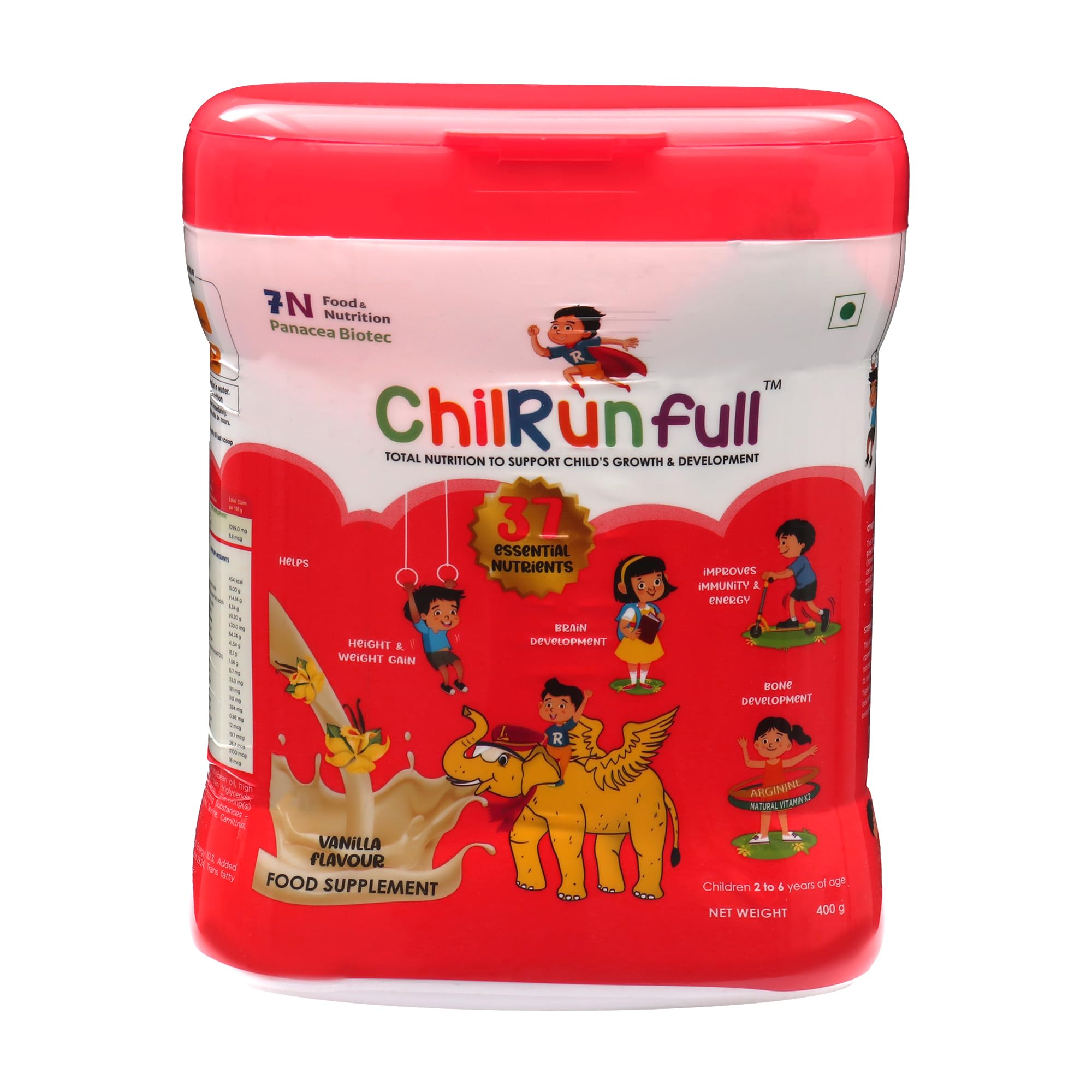 ChilRun Full 2+, Vanilla, 400g, Jar. Total Nutrition For Children’s Growth, Supports Weight & Height Gain, Immune Function & Brain Development. (B0CHFG2FR7) Amazon Price History, Amazon Price Tracker