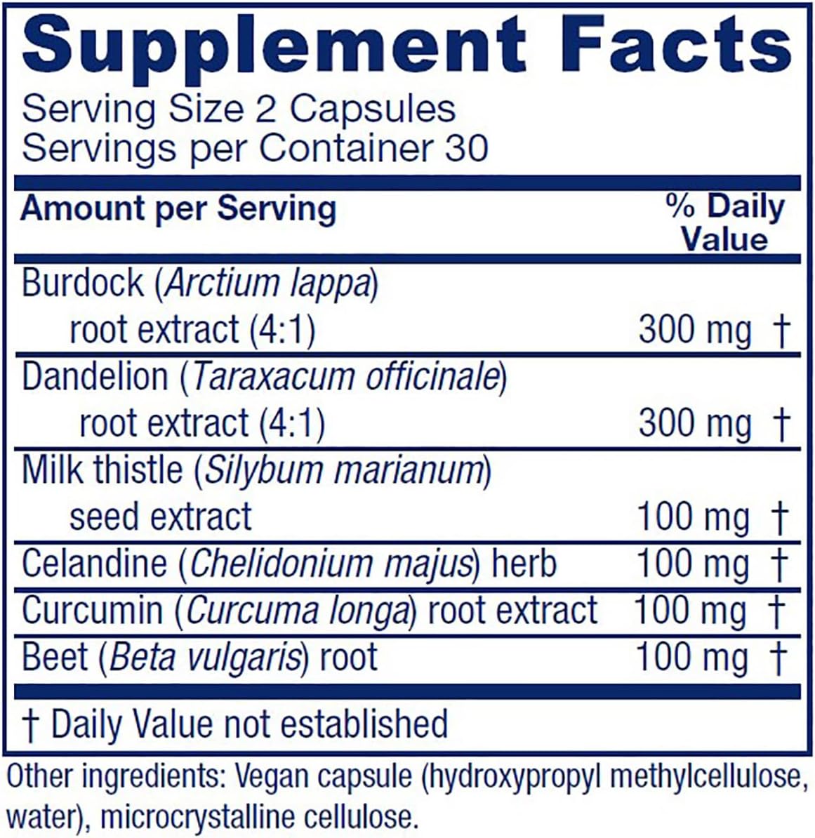Vitanica Hepafem, Liver Cleansing Support, Vegan/Vegetarian, 60 Capsules