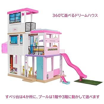 Amazon.co.jp: Barbie GRG93 Dream House with Lights and Sound