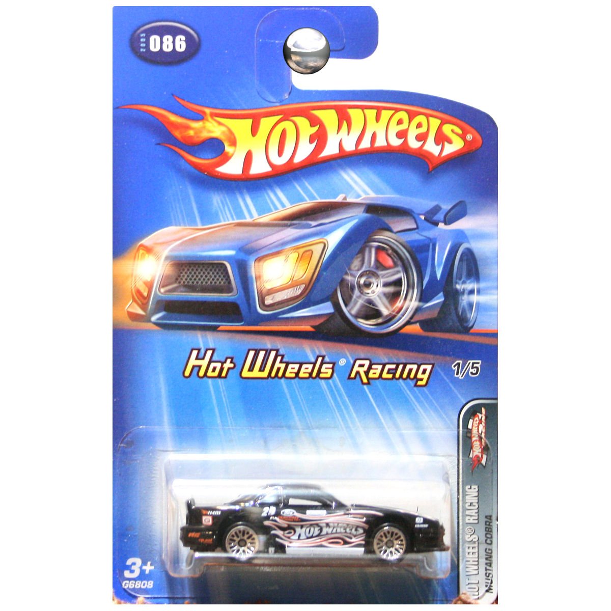Amazon.com: Hot Wheels Racing Mustang Cobra Black 2005 086 1/5