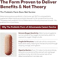 Vista 5 de AK-Postbio: Akkermansia Probiotic 30 mil millones de TFU - Fuerza máxima, dosis clínicamente validada y cepa patentada - Forma pasteurizada
