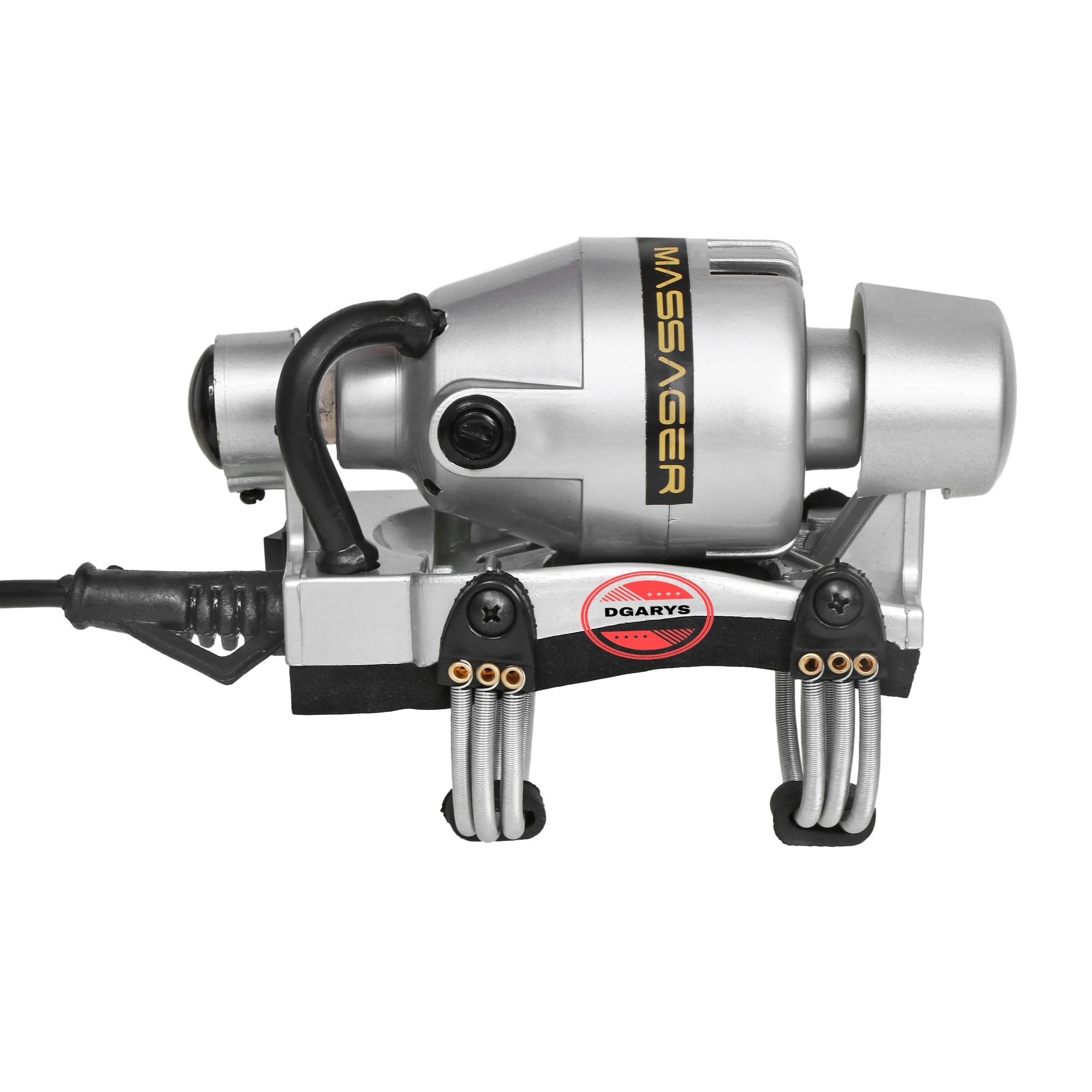 Corded Electric Head Professional, Floating Action,Double Speed, Powerful, Light Weight With Dual Speed Switch For Full Body Pain Relief Massager Vibration Machine For Men & Women (Silver)