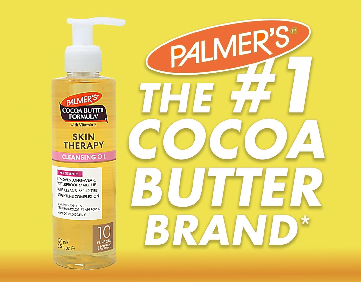 Palmers Cocoa Butter Skin Therapy Cleansing Oil 6.5 Ounce (190ml) (6 Pack)