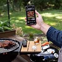 Vista 6 de MAVERICK iChef Bluetooth inalámbrico digital de lectura instantánea cocina parrilla ahumador barbacoa inalámbrico sonda carne termómetro