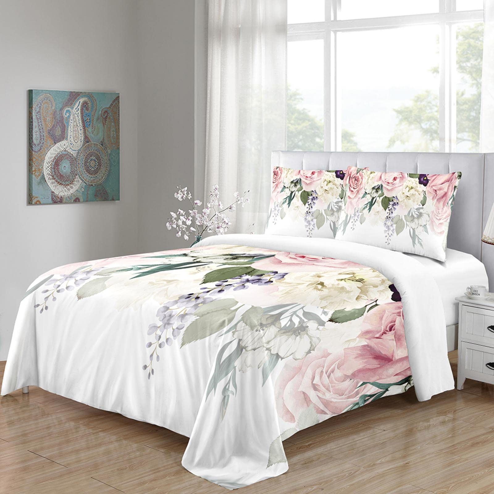 URBONUR Set Di Biancheria Da Letto Con Copripiumino Per Letto