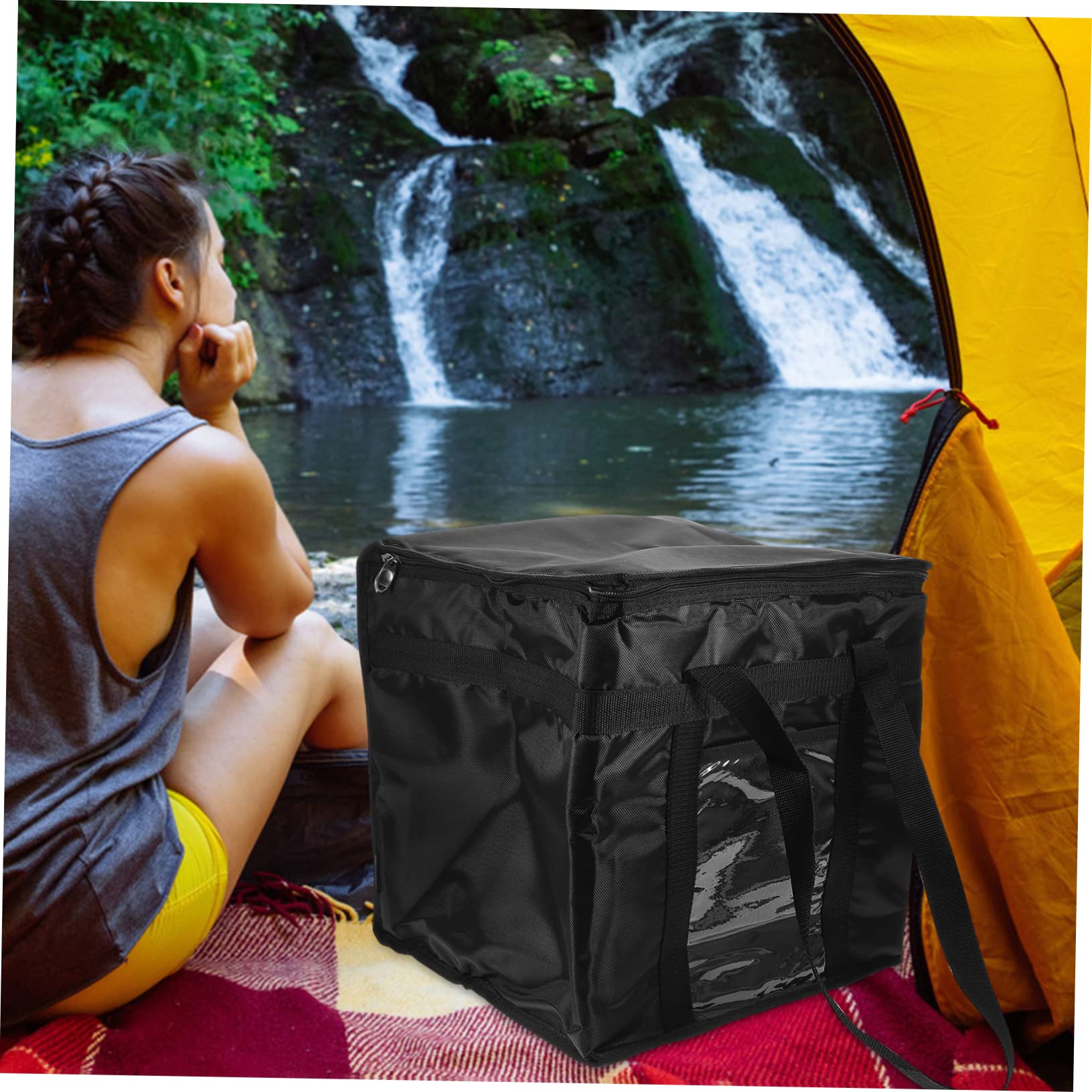 MAGICLULU Isotherme pour Livraison de Repas de Transport Aliments Chauds Portable Résistant