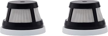 Amazon Basics Replacement Filter Handheld Vacuum, Black, 2-Pack