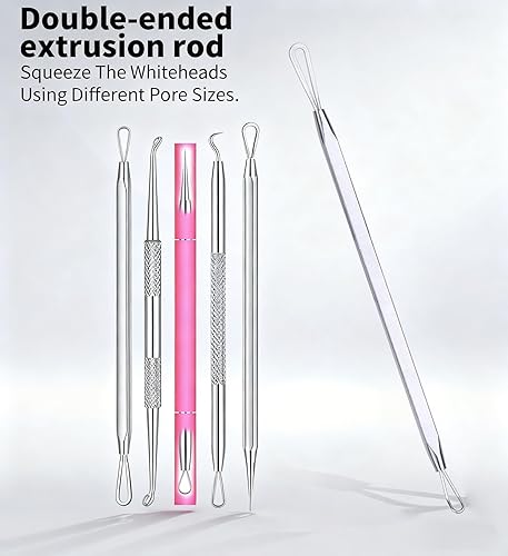 Miniatura 7 de 22 Piezas Herramienta Extractora de Espinillas, Removedor de Puntos Negros, Acné y Comedones Kit Extractor